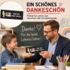6-Pack Farewell Gift for Teachers, “You Are a Great Teacher” Felt Chocolate Sleeves view 4