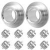Aluminum Inline Skate Spacers, 30-Pack, for Roller Skates view 1