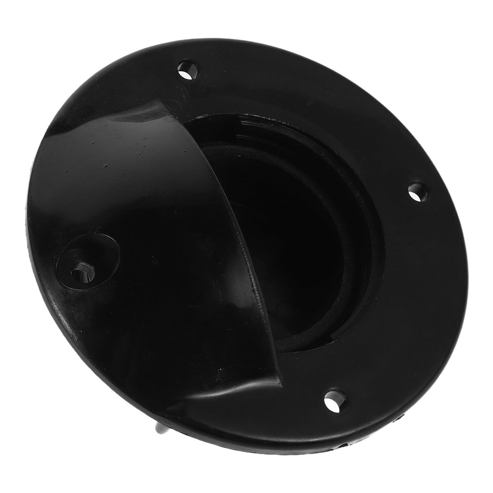 LIFKOME Nylon Screw-Cap Drain Valve with Rubber Gasket, Black