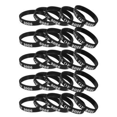 TOYZFRIENDY 30-Pack Silicone Class of 2026 Bracelets