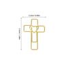 UTHCLO Decorative Metal Paper Clips for Document Organization, 100 Pieces, Heart and Cross Shapes view 2
