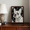 DIY Pearl Painting Kit, Handmade Gemstone Dot Art, Black Canvas, 25 x 35 cm, Unframed - 30 Dolls view 4