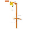 Air Conditioner Lift Tool with Manual Cable Winch, 150 kg Capacity, 20 m Lift view 2