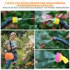 Qdreclod 8L Electric Pressure Sprayer, 1500mAh USB-Rechargeable, 3 Nozzles & Telescopic Wand, Orange view 3
