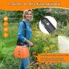 Qdreclod 8L Electric Pressure Sprayer, 1500mAh USB-Rechargeable, 3 Nozzles & Telescopic Wand, Orange view 4