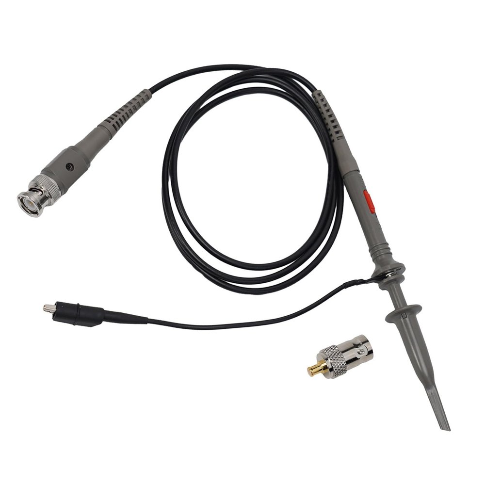 URPIZY P6100 100 MHz Clip-On Oscilloscope Probe with Adapter for DSO-TC2 and DSO-TC3, 600 V, Approx. 120 cm