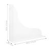Supvox 2-Piece Transparent Acrylic Bathtub Splash Guard view 2
