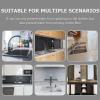 Supvox 2-Piece Transparent Acrylic Bathtub Splash Guard view 3