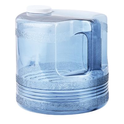 Sbshiouu 1-Gallon Water Purifier Container, Food-Grade Plastic Bottle with Removable Lid, Distiller Replacement Accessory