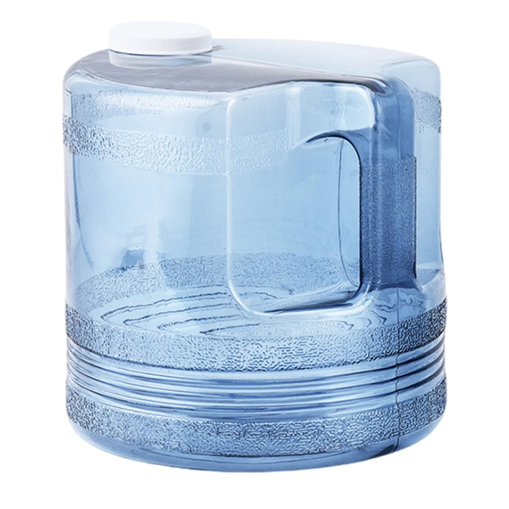 Sbshiouu 1-Gallon Water Purifier Container, Food-Grade Plastic Bottle with Removable Lid, Distiller Replacement Accessory