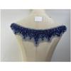 Handmade Glass Rhinestone Clothing Collar, Sew-On Lace (Sapphire) view 1