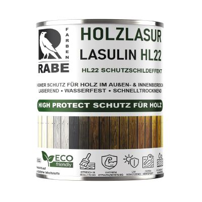 RABE LASULIN HL22 High Protect Exterior Wood Stain, 2.5 L, 1574 Reed