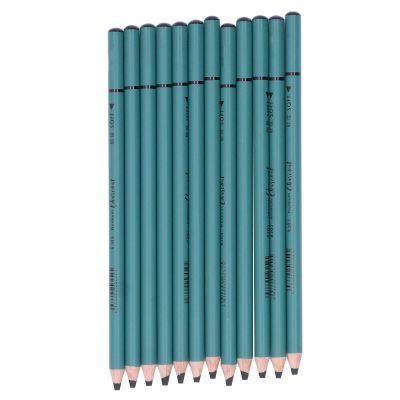 RASTKY Charcoal Art Set, 12 Pieces, Smooth Drawing, Easy to Sharpen