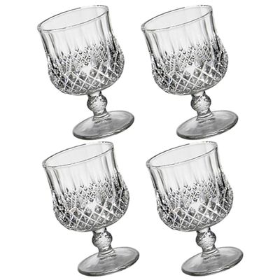 JOINPAYA Red Wine Glasses, Set of 4, Clear Glass