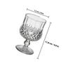 JOINPAYA Red Wine Glasses, Set of 4, Clear Glass view 2