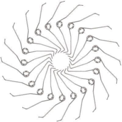 20 Replacement Springs for Pruning Shears, Silver Stainless Steel