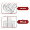Healeved 3-Pc. Leak-Proof Airlocks with One-Way Valve for Beer, Wine, Cider and Kombucha view 3