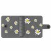 PVC Binder Cover with Daisy Pattern, A8 Mini 3-Ring Notebook Binder (Black) view 1