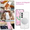 UEEBAI Magnetic Case for Samsung Galaxy S26 Plus 5G, White view 2