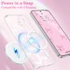 UEEBAI Magnetic Case for Samsung Galaxy S26 Plus 5G, White view 4