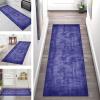 SGLGSTORE Blue-Violet Hallway Runner Rug, Washable, Non-Slip, 70 x 180 cm view 1