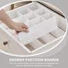 STOBAZA Drawer Dividers, 10-Pack, White Plastic view 3