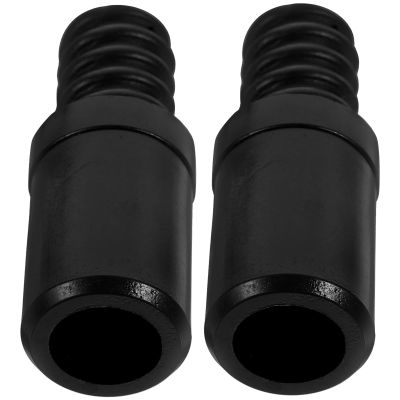 FOMIYES 2-Piece 25 mm Plastic Threaded Replacement Tips for Broom and Mop Handles