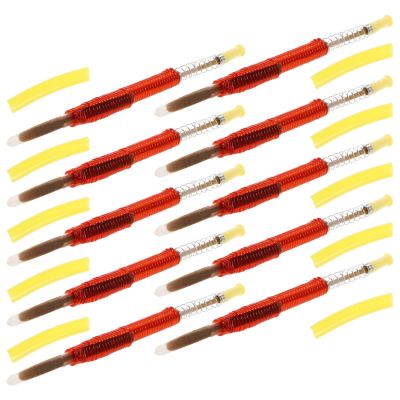 DEARMAMY Bamboo Beekeeping Grafting Needles, 10 Pieces, ABS and Ox Horn, Non-Slip Handle