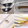 Waterproof PE Tarpaulin 200 g/m², 1.2 x 1.5 m, Gold/Silver view 2