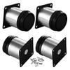 Adjustable Stainless Steel Table Legs, 4-Pack, 6 cm/2.36 in view 1