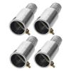 Alipis 2-Piece Threaded Aluminum Handle Adapters, Aluminum Alloy with American Standard Thread, Lightweight and Versatile for Furniture Assembly and Gardening view 1