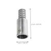 Alipis 2-Piece Threaded Aluminum Handle Adapters, Aluminum Alloy with American Standard Thread, Lightweight and Versatile for Furniture Assembly and Gardening view 2