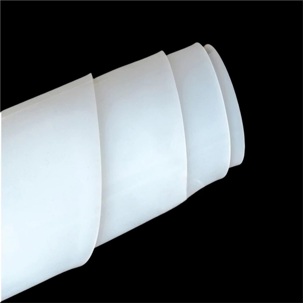 Reusable Transparent Silicone Craft Sheet, 500 x 500 mm, 0.1–3 mm Thick (500 x 500 x 0.5 mm)