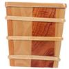 Hohopeti Square Rice Storage Container with Lid, Hangiri Sushi Oke Tub, Airtight, Versatile Kitchen Storage Box view 1