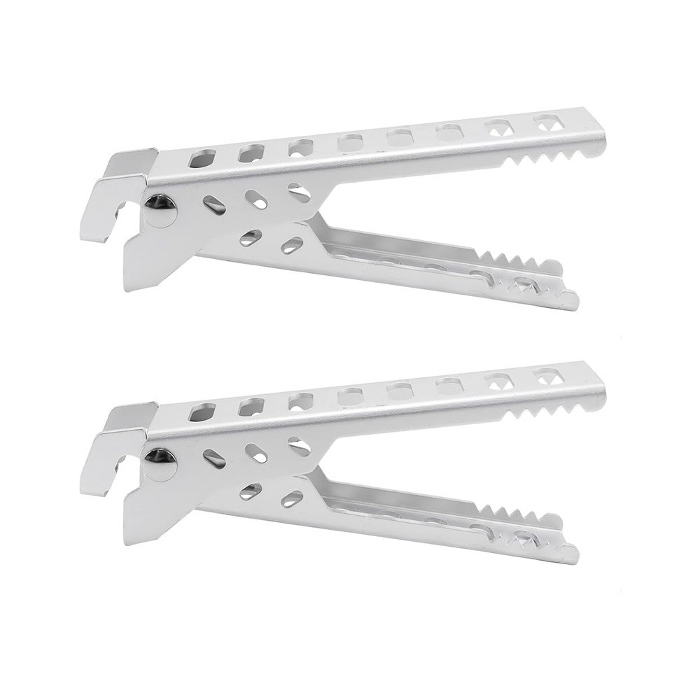 Qury Camping Pot Grippers, Aluminum Alloy, 2-Piece Set