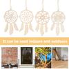 Wooden Dream Catcher Hanging Ornament for Bedroom Decor view 3