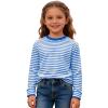 Jinitaimei Children's Red and White Striped Long-Sleeve Shirt view 2
