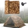 Generic Camouflage Net with Sunshade Function, Camouflage Sheet, 2x6 m / 3x3.0 m / 5x8 m, Privacy Screen for Terrace, Hunting & Outdoor Evenings (W5 x H9 m) view 1