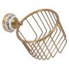 RASTKY Brushed Bronze Wall-Mounted Toilet Paper Holder view 3