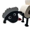 Freestanding Customizable Sheep Toilet Paper Holder view 3