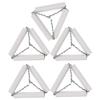 RASTKY Heat-Resistant 65 mm Clay Triangle Crucible Holder Set, 5-Pack view 1
