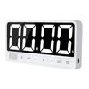 CHICIRIS Digital Timer with Large LED Display, 6 Alarm Sounds, 3 Presets, White view 2