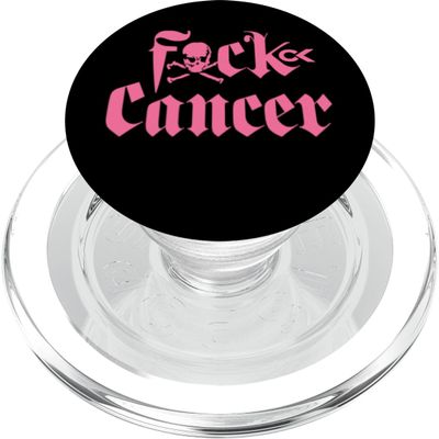 Fuck Cancer T-Shirt Breast Cancer Shirt Fight Cancer T-Shirt PopSockets PopGrip for MagSafe