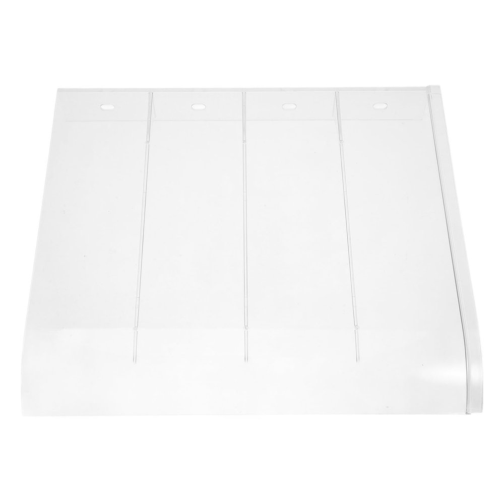 DEARMAMY Transparent Plastic Door Awning, 40 cm Wide, UV-Resistant and Weatherproof