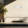 DEARMAMY Transparent Plastic Door Awning, 40 cm Wide, UV-Resistant and Weatherproof view 4