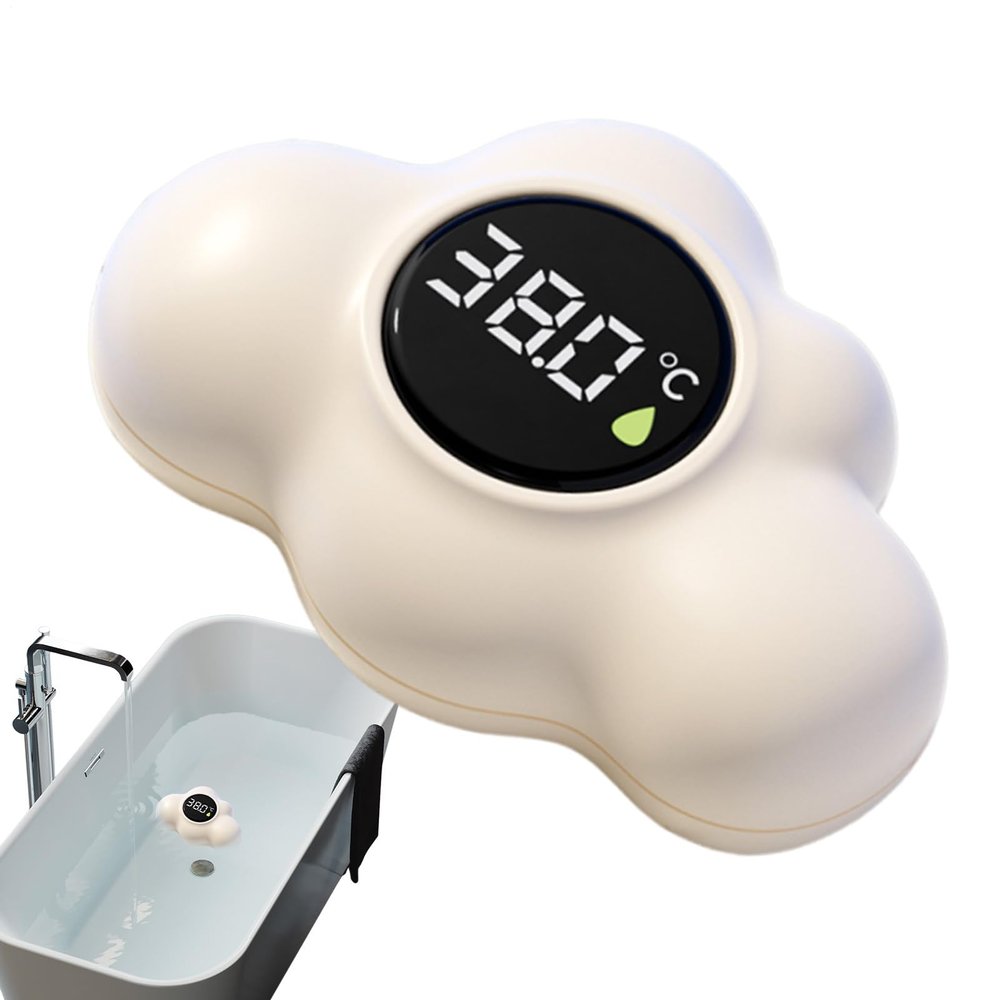 Bath Water Temperature Monitor with Waterproof, Precise Sensor