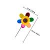 FUNOMOCYA 2-Pack Colorful Plastic Sunflower Windmill Ornaments view 2