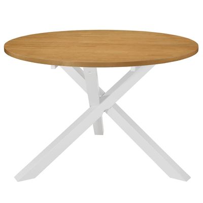 YUOTYRKTEJRSG White Round Dining Table, 120 cm Diameter x 75 cm High