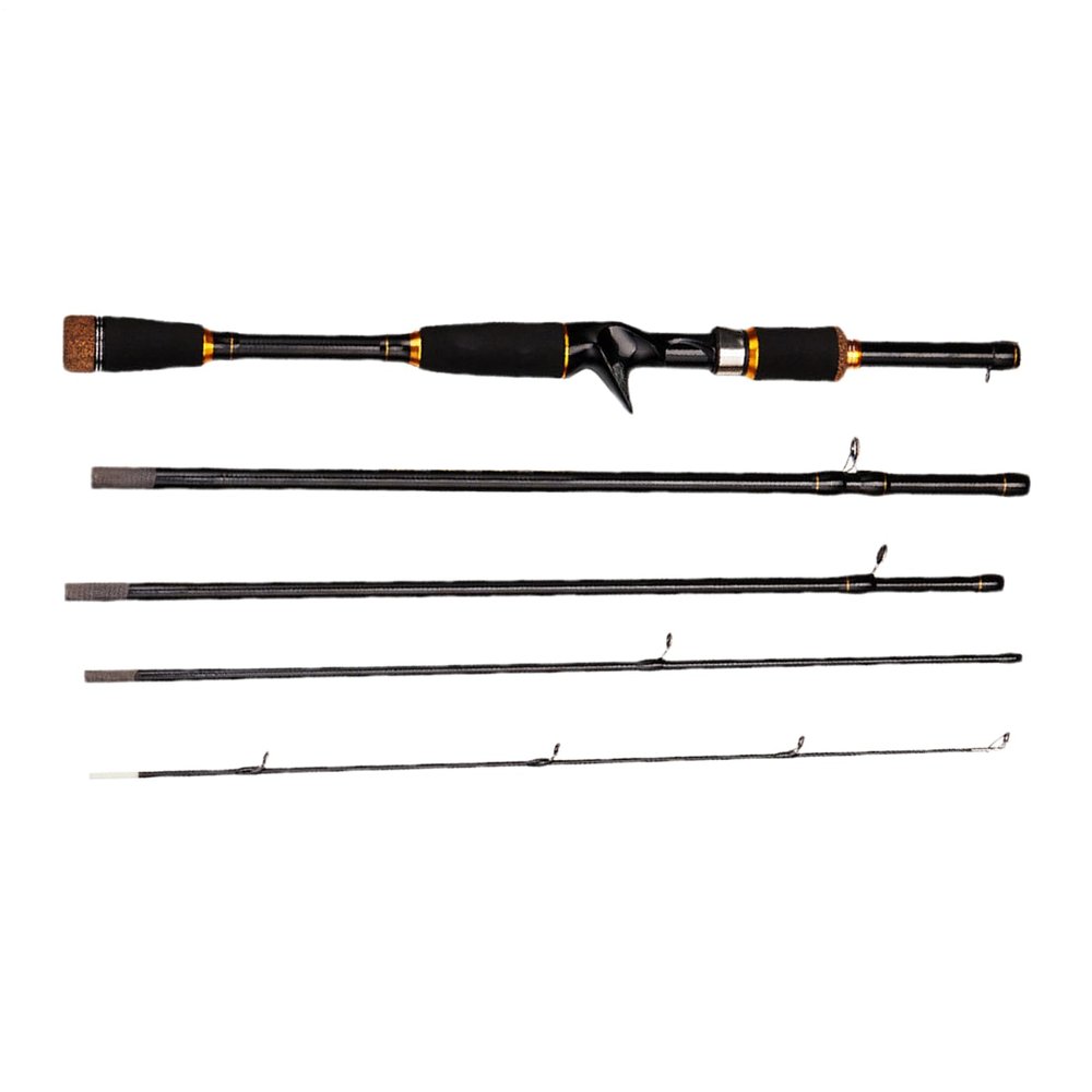 Portable Fishing Rod, Travel Spinning Rod | Lightweight Carbon Fiber