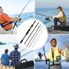 Portable Fishing Rod, Travel Spinning Rod | Lightweight Carbon Fiber view 4